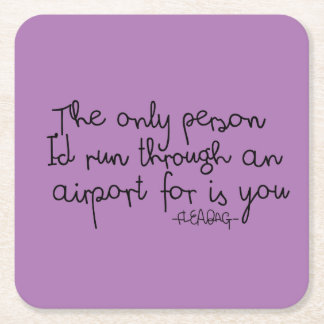 Dessous-de-verre Carré En Papier Citation de Fleabag