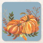 Citrouilles d'automne bleu poussiéreux