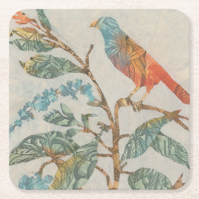 Dessous-de-verre Carré En Papier Classement aérien II (Devant)