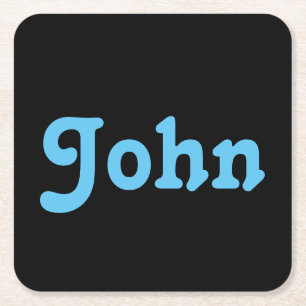 Dessous-de-verre Carré En Papier Coaster John