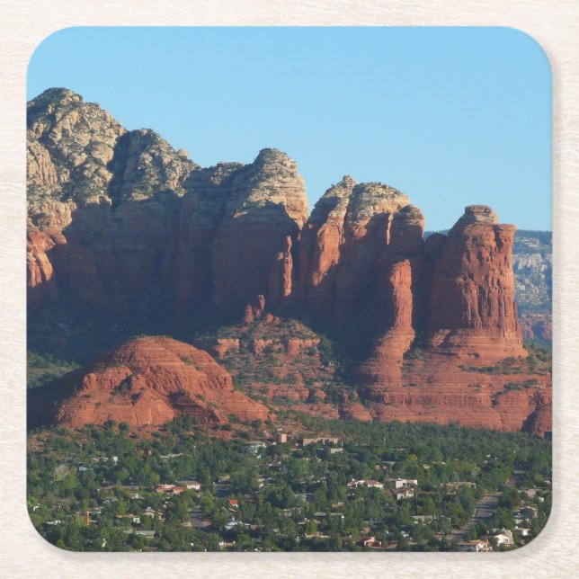 Dessous-de-verre Carré En Papier Coffee Pot Rock I à Sedona Arizona (Devant)