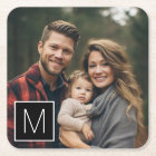 Collage photo noir et blanc 1 monogramme