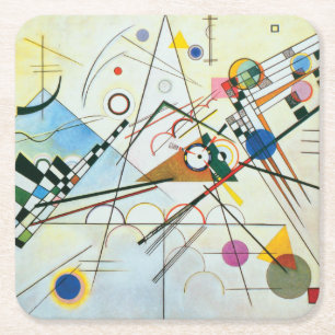 Dessous-de-verre Carré En Papier Composition VIII par Wassily Kandinsky