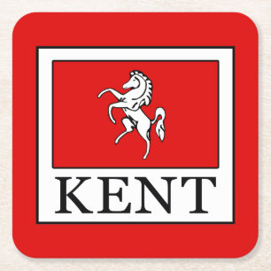 Dessous-de-verre Carré En Papier Comté de Kent
