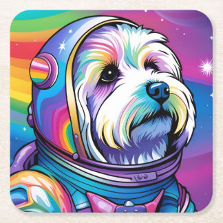 Dessous-de-verre Carré En Papier Conception Astro-Pup - Dessous de verre