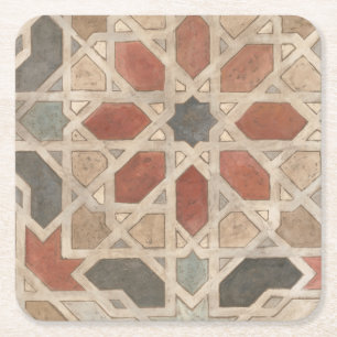 Dessous-de-verre Carré En Papier Conception Non-Embellie II de Marrakech