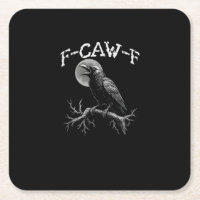 Corbeau F-Caw-F Oiseau Drôle Humour de Corbeau Tri