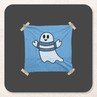 Dessous-de-verre Carré En Papier Costume Tapy Halloween