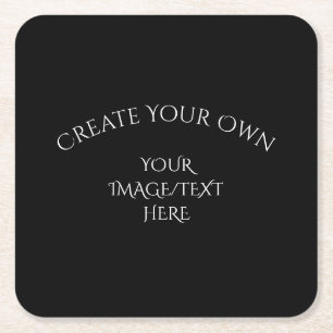 Dessous-de-verre Carré En Papier Créez votre propre