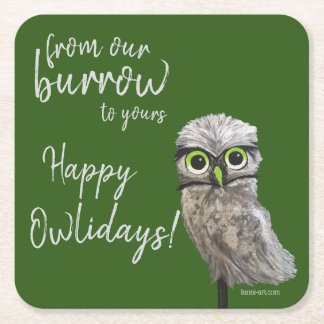 Dessous-de-verre Carré En Papier Creuser le corail côtier la Floride de cap d'art