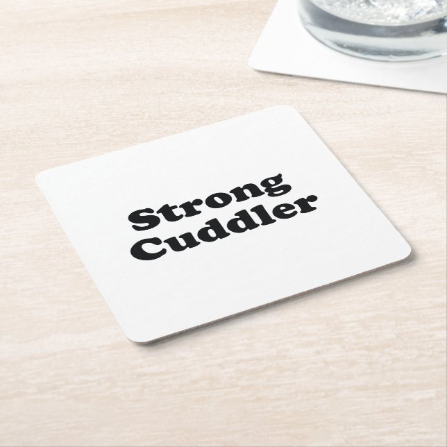 Dessous-de-verre Carré En Papier Cuddler fort (Incliné)