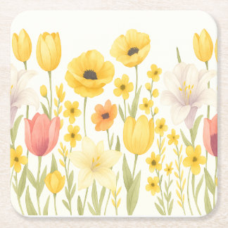 Dessous-de-verre Carré En Papier Daisy Daze