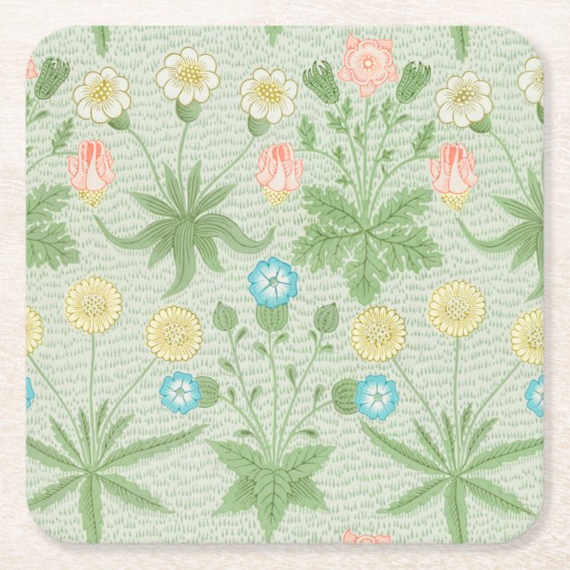 Dessous-de-verre Carré En Papier Daisy, William Morris (Devant)