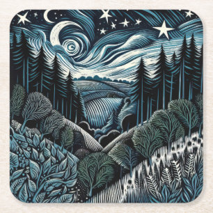 Dessous-de-verre Carré En Papier Début