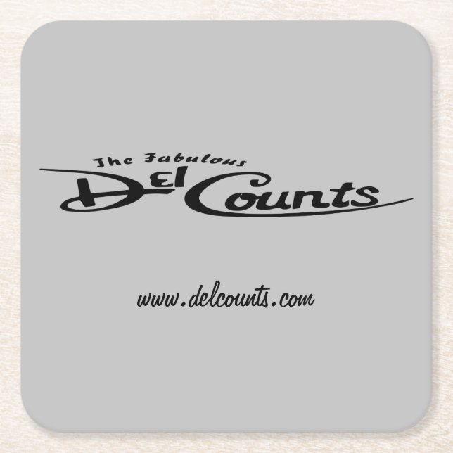 Dessous-de-verre Carré En Papier Del Counts Coasters (Devant)