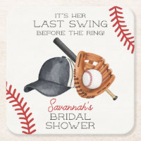 Dernier Tour de Batte de Baseball Avant la Baby Sh