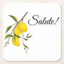 Design de branche de citron avec Salute !