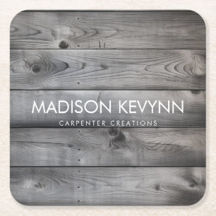 Dessous-de-verre Carré En Papier Design Moderne Construction de menuiserie en bois 