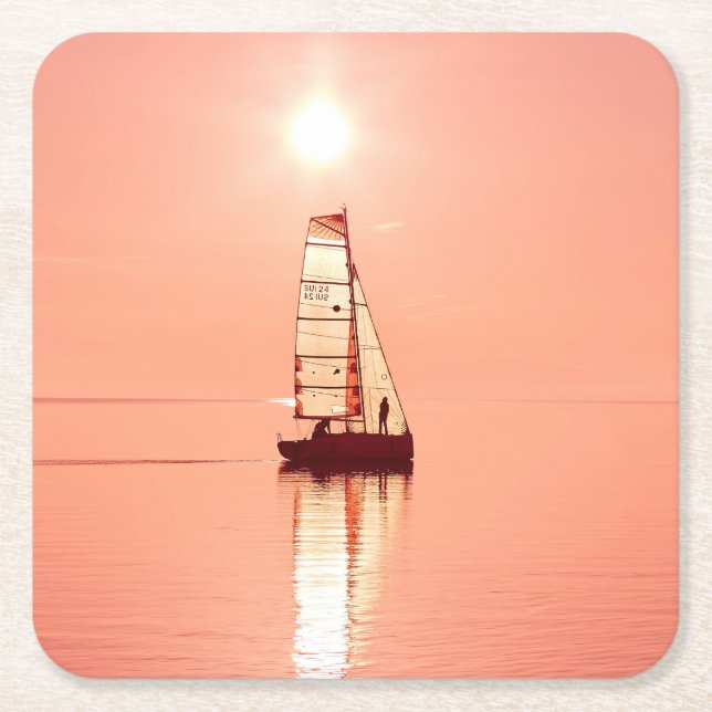 Dessous-de-verre Carré En Papier Dessous de verre (Devant)