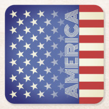 Dessous de verre à thème rustiques américains