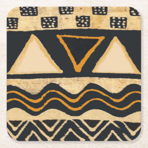 Dessous-de-verre Carré En Papier Dessous de verre africains