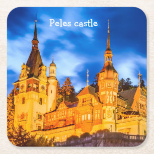 Dessous-de-verre Carré En Papier Dessous de verre Carrés personnalisés Peles