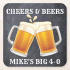 Dessous de verre de boissons d'acclamations et de