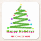 DESSOUS DE VERRE DE PAPIER - BONNES FÊTES ART