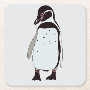 Dessous-de-verre Carré En Papier Dessous de verre de pingouin