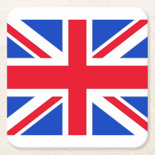Dessous-de-verre Carré En Papier Dessous de verre drapeau Union Jack