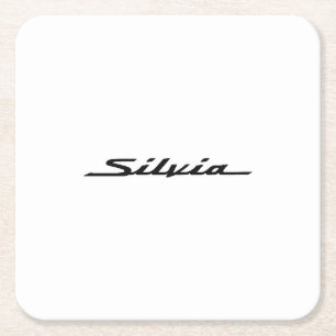 Dessous-de-verre Carré En Papier Dessous de verre Emblem Nissan Silvia S15