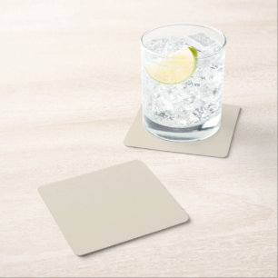 Dessous-de-verre Carré En Papier Dessous de verre en papier carré blanc os