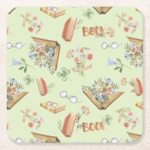 Dessous de verre en papier élégant sur le thème du