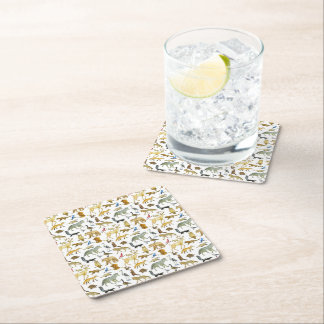 Dessous-de-verre Carré En Papier Dessous de verre fauniques des Grands Lacs