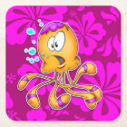 Dessous de verre mignons de poulpe de bande