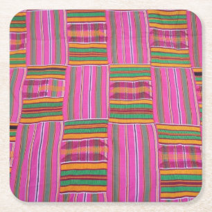 Dessous-de-verre Carré En Papier Dessous de verre Motifs africains