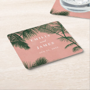 Dessous-de-verre Carré En Papier Dessous de verre Palm Springs