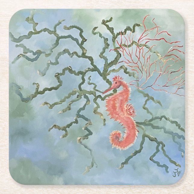 Dessous-de-verre Carré En Papier Dessous de verre papier carré (Devant)