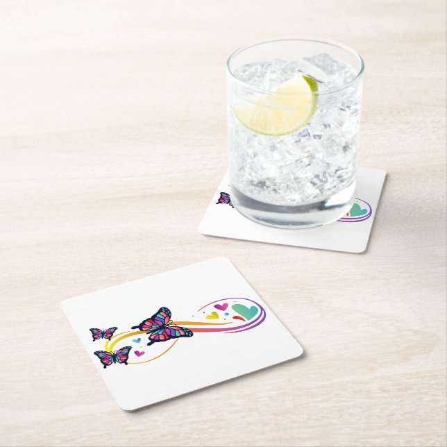 Dessous-de-verre Carré En Papier Dessous de verre papier sur l'autisme (En situation)