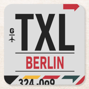 Dessous-de-verre Carré En Papier Dessous de verre papier WanderTag