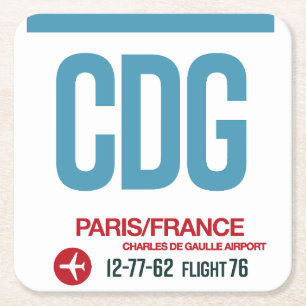 Dessous-de-verre Carré En Papier Dessous de verre papier WanderTag