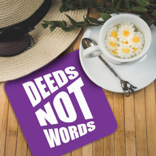 Dessous-de-verre Carré En Papier Devis Deed pas mots Dessous de verre papier Carré