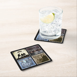 Dessous-de-verre Carré En Papier Discographie - Bière Mats