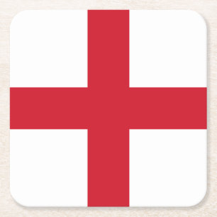 Dessous-de-verre Carré En Papier Drapeau de l'Angleterre