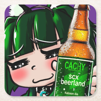 Dessous-de-verre Carré En Papier EconoCoasters Cachytan beerland set