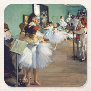Dessous-de-verre Carré En Papier Edgar Degas - Classe Danse