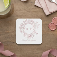 Élégant mariage à motif de chinoiserie rose avec o