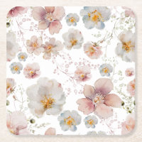Élégante Douche de Mariée Fleur Rose Poussiéreux B