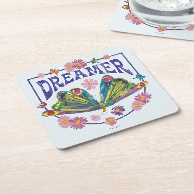 Dessous-de-verre Carré En Papier Eric Carle | Dreamer (Incliné)