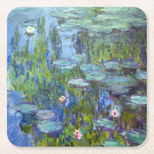 Dessous-de-verre Carré En Papier Etang Lily, Monet
